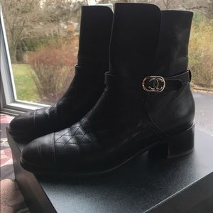 Chanel Leather ankle boots